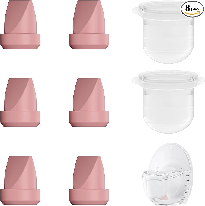 8PC M6 Breast Pump Replacement Accessories, Including 6pcs Duckbill Valve and by IVARONAL