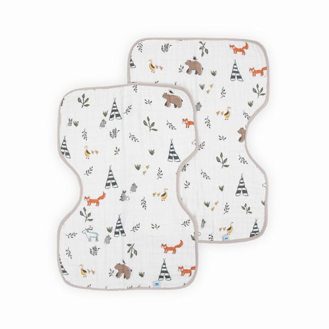 Little Unicorn Ultra-Absorbent Premium Burp Cloth 2 Pack | Soft on Baby's Skin by LittleUnicorn