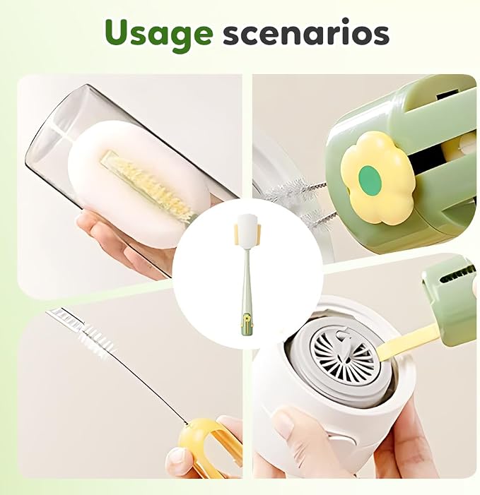 5 in 1 Bottle Cleaning Brush, Straw Cleaner Brushs - Image 8