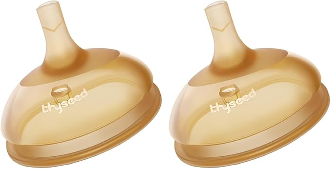 thyseed Infant Straw Cups Soft Spout Replacement 6M+ 2 Pack by thyseed