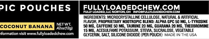 Fully Loaded Alpha Fuel Nootropic Pouches - Image 2
