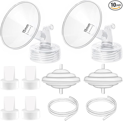 15mm Flange Pump Parts Compatible Spectra S1 S2 9 Breast Pumps Replacement by IVARONAL