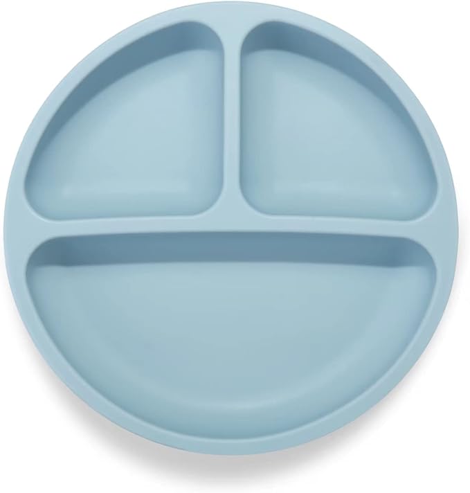 PandaEar 3 Pack Toddler Plates, Silicone Divided Suction Plate - Image 6