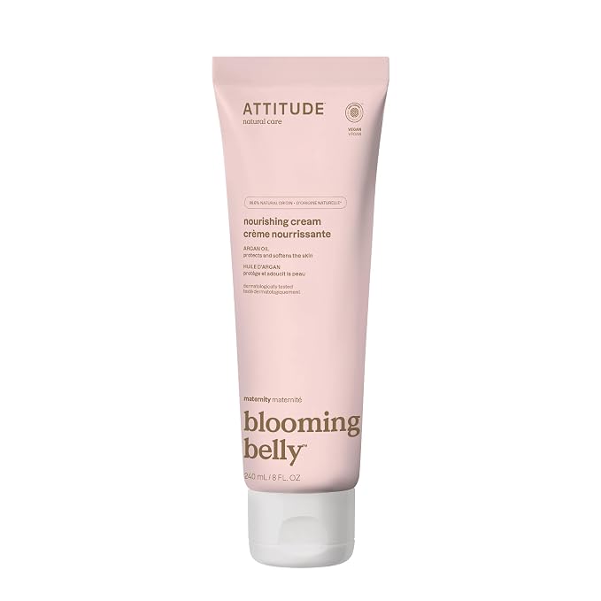 ATTITUDE Pregnancy Nourishing Body Cream, EWG Verified, Dermatologically Tested by ATTITUDE