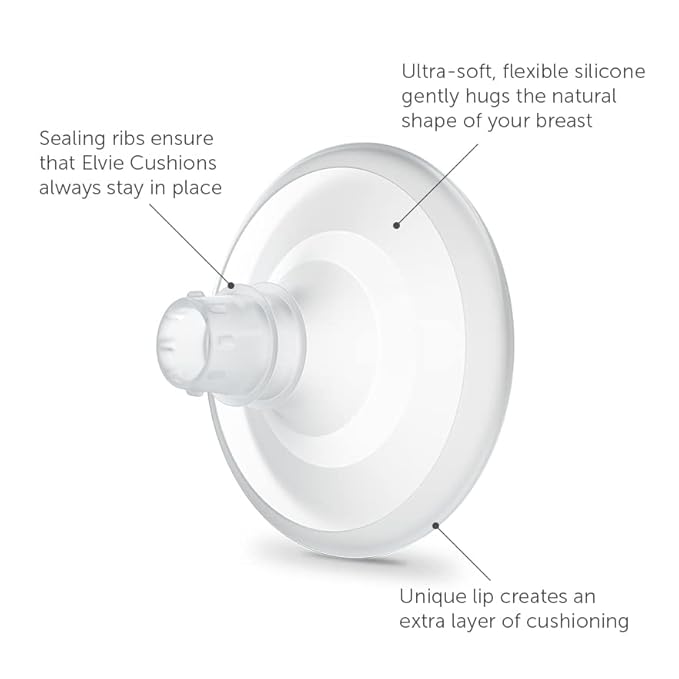 Elvie - Nipple Cushions - 15mm - Soft Silicone to Enhance fit - Image 3