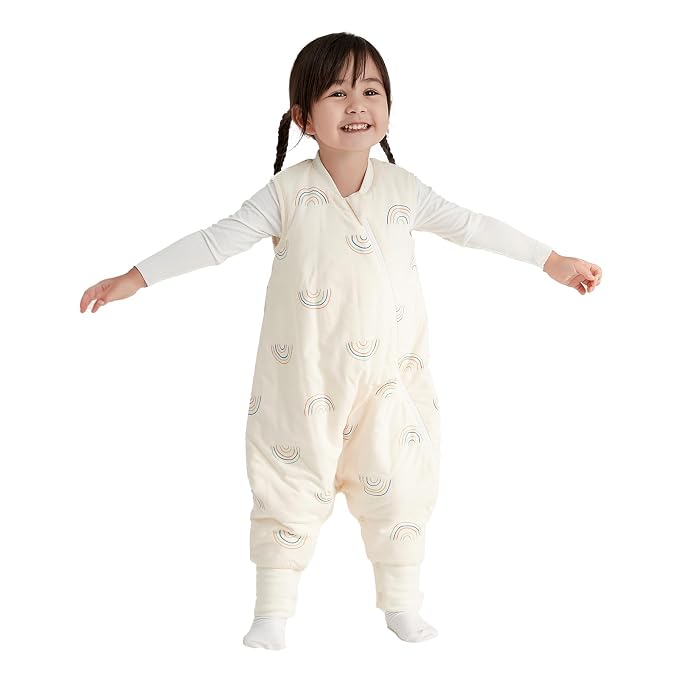 Duomiaomiao 2.5 TOG Toddler Sleep Sack 36-48 Months 100% Cotton Winter Side by DuoMiaoMiao