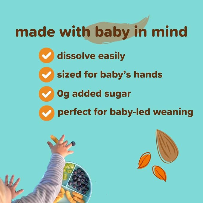 Puffworks Baby Organic Almond Butter Puffs, - Image 7