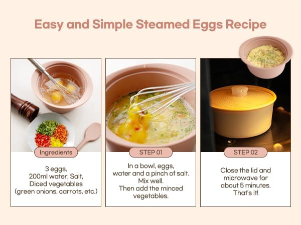 Microwave Silicone Steamer for Baby Food, Made In Korea, Oven & Dishwasher Safe - Image 5