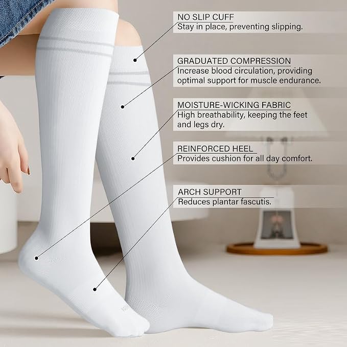 LEVSOX Viscose Made from Bamboo Compression Socks - Image 2