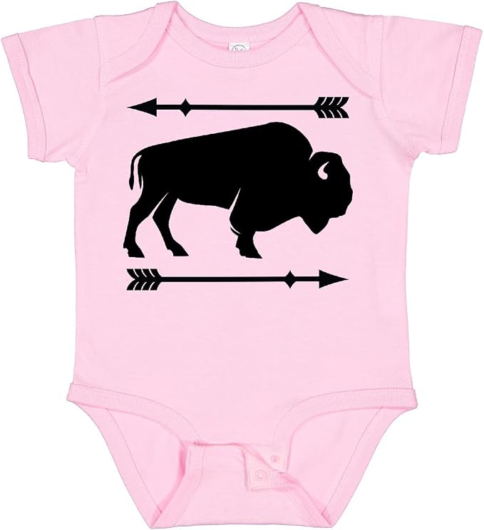inktastic Buffalo Cute Animal Western Baby Bodysuit by Inktastic