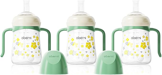 Baby Sippy Cup 240ml/8oz, Toddler Water Drinking Bottle by oberni
