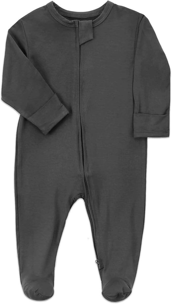 Aablexema Baby Zipper Pajamas Bamboo Rayon - Image 2