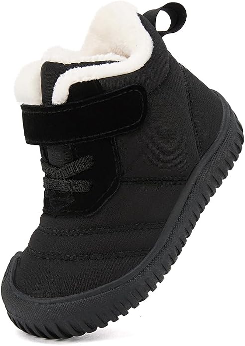 BMCiTYBM Toddler Baby Snow Boots Winter Shoes Boys Girls Cold Weather Baby Faux - Image 3