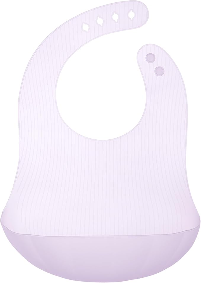 Olababy Fold N Go Silicone Baby Bib w Travel Case | Lightweight Design Eases by Olababy