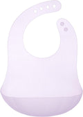 Olababy Fold N Go Silicone Baby Bib w Travel Case | Lightweight Design Eases by Olababy