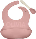 Personalized Silicone Bib and Spoon Set by MerchSalad--