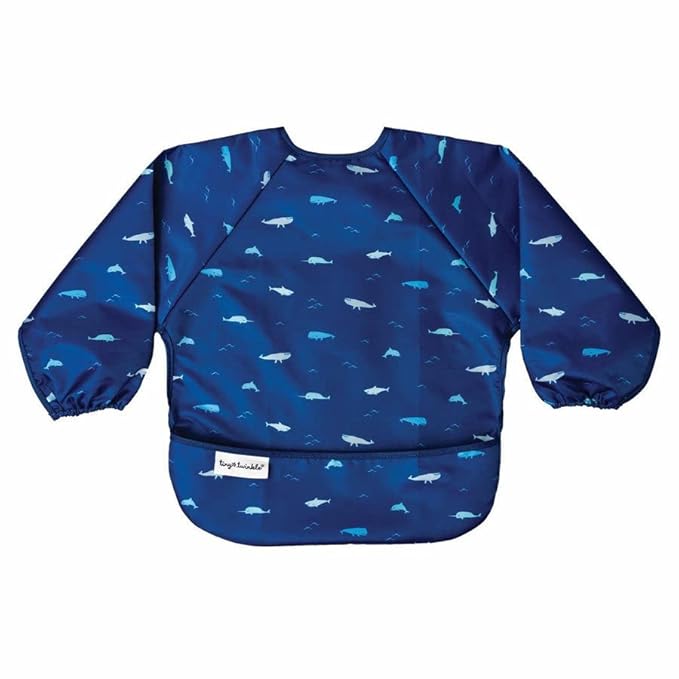 Tiny Twinkle Long Sleeve Bib for Babies & Toddlers – Waterproof Smock Bib for - Image 4