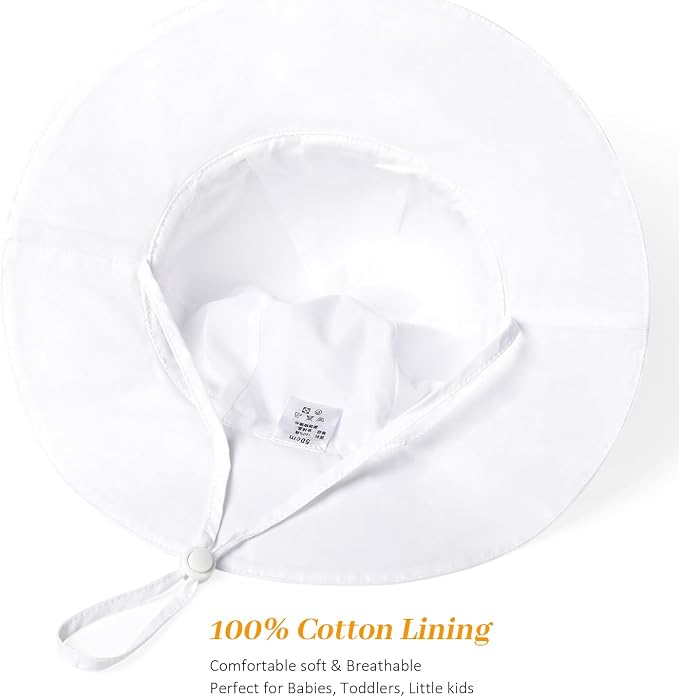Baby Girl Sun Hat Summer Foldable Beach Hats - Image 3