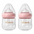 Glass Baby Bottles, Anti Colic Breastfeeding Bottle by oberni