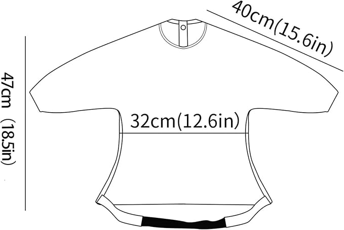 Long Sleeve Baby Bib - Image 9