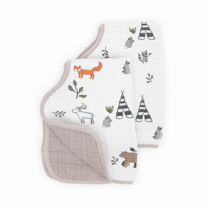 Little Unicorn Ultra-Absorbent Premium Burp Cloth 2 Pack | Soft on Baby's Skin - Image 2