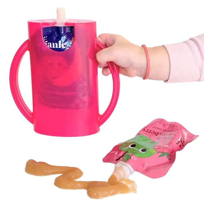 Flipping Holder Squeeze Proof Food Pouch Holder - Image 8
