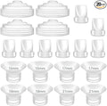 8Pc Duckbill Valves 8Pc Flange Inserts and 4Pc Silicone Diaphragm Compatible by TBTbuymax
