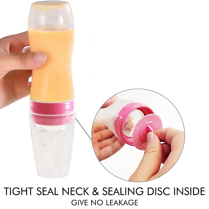 Matyz 2 PCS Silicone Baby Food Dispensing Spoon Squeeze Feeder - Image 5