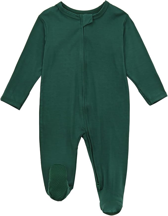 Aablexema Baby Zipper Pajamas Bamboo Rayon - Image 3
