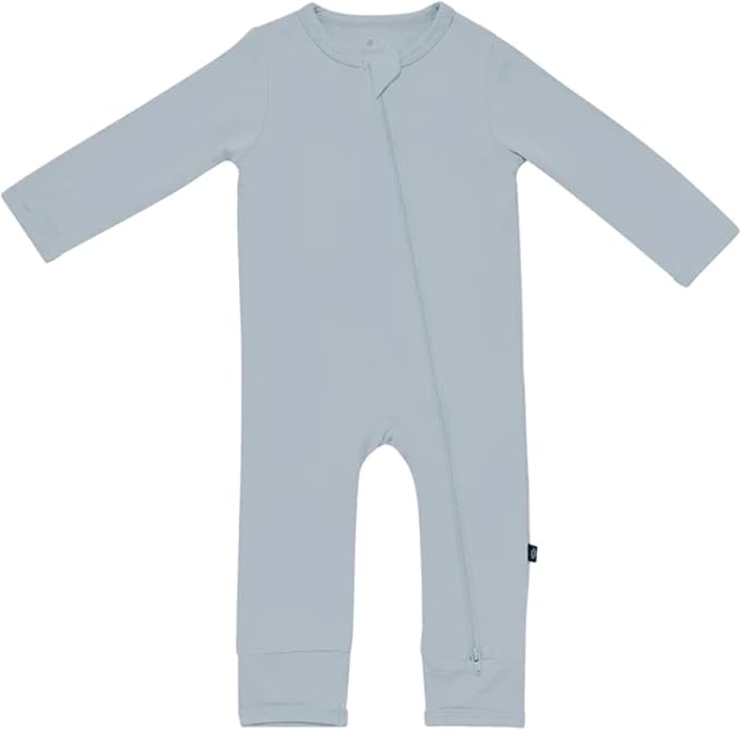 KYTE BABY Unisex Rayon Made From Bamboo Zippered Rompers 0-24 Months by KYTEBABY