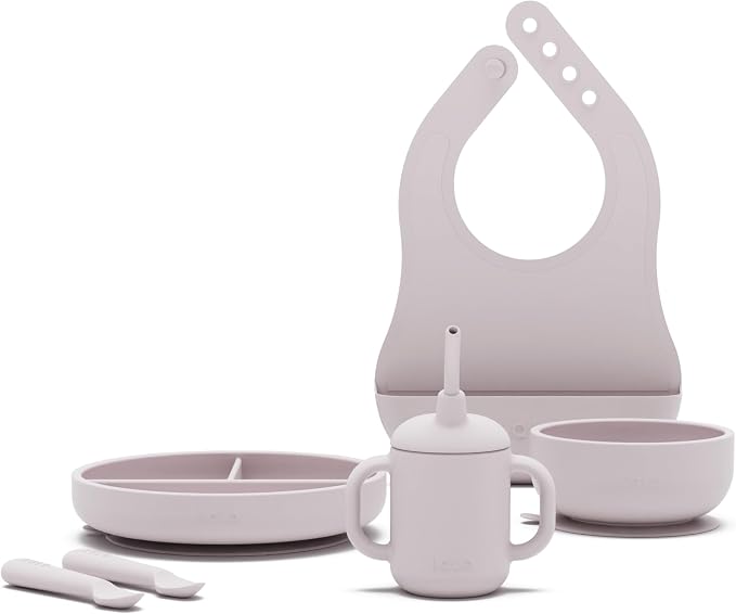 Lalo First Bites Silicone Baby Feeding Set by Lalo