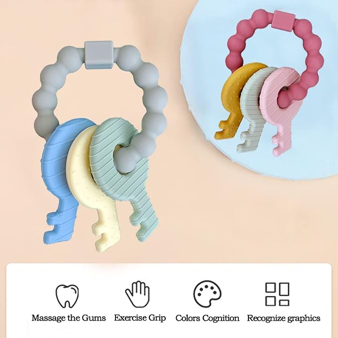 Baby Keys Toy, Teething Keys Toy - Image 4