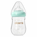Glass Baby Bottles, Anti Colic Breastfeeding Bottle by oberni