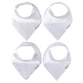 Copper Pearl 4 Pack Soft Cotton Baby Bibs by CopperPearl