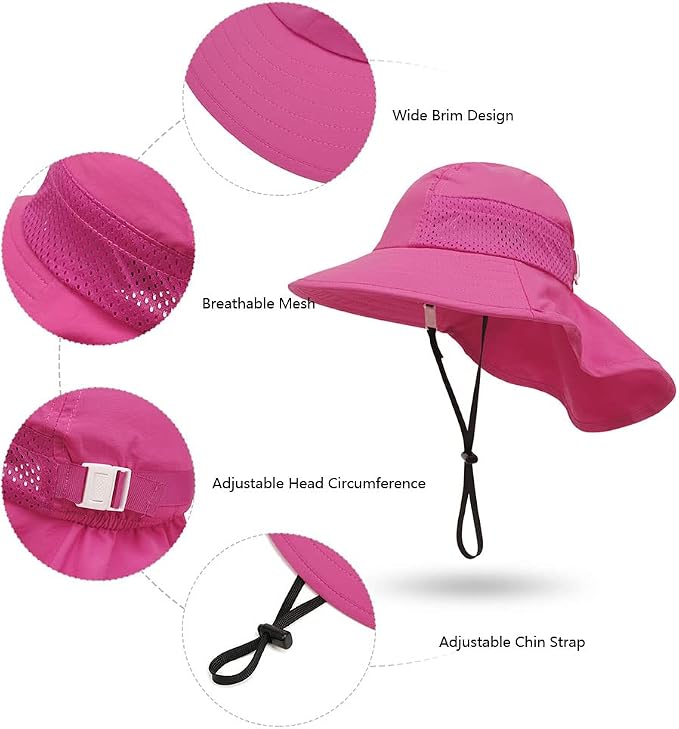 Baby Sun Protection Hat for Infant Toddlers Boys Girls UPF 50+ Sunhat for - Image 7