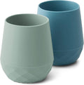 SAMiGO Silicone Baby Cups for 6-12 Months, Tiny Open Cups for Training and by SAMiGO