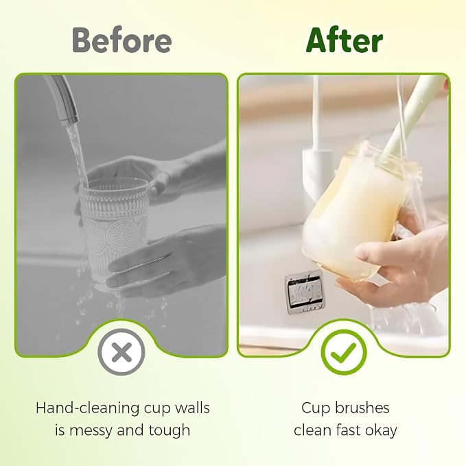 5 in 1 Bottle Cleaning Brush, Straw Cleaner Brushs - Image 4