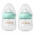 Glass Baby Bottles, Anti Colic Breastfeeding Bottle by oberni