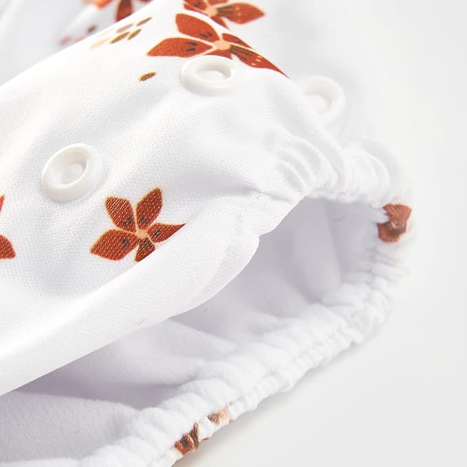 HappyFlute 9 Sets Newborn Baby Cloth Pocket Diapers One Size Adjustable - Image 4