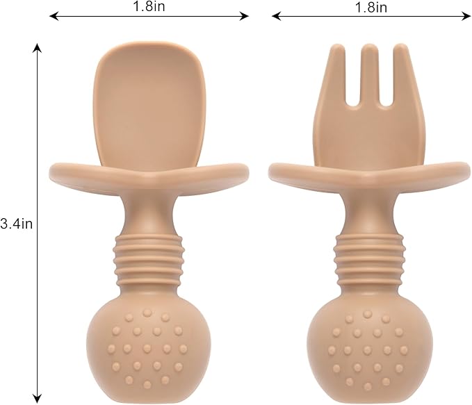 Silicone Baby Feeding Set, 2 Pack Divided Baby Plates - Image 6