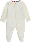 Magnetic Me Girls Modal Magnetic Baby Footie Pajamas | Silky Soft Modal Fabric by magneticme