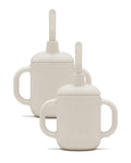 Lalo Little Cup 2-Pack, Non-Toxic Silicone Straw Cup by Lalo
