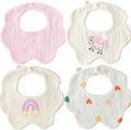 4 Pack Baby Bandana Bibs by Unknown