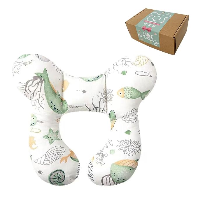 Baby Neck Pillows, Comfortable Baby Travel Head Neck Support Pillow by ComfortableJoyful