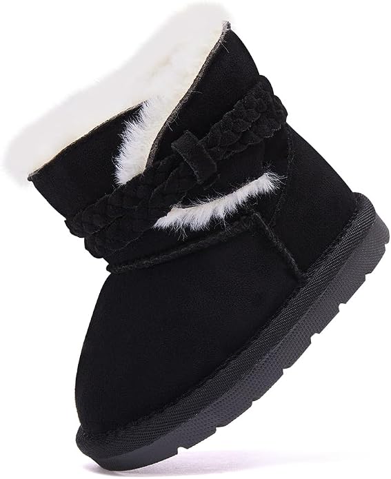 BMCiTYBM Girls Boys Snow Boots Warm Winter Fur Lined Baby Shoes by BMCiTYBM