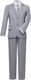Visaccy Boys Suits Slim Fit Dress Clothes Ring Bearer Outfit by Visaccy