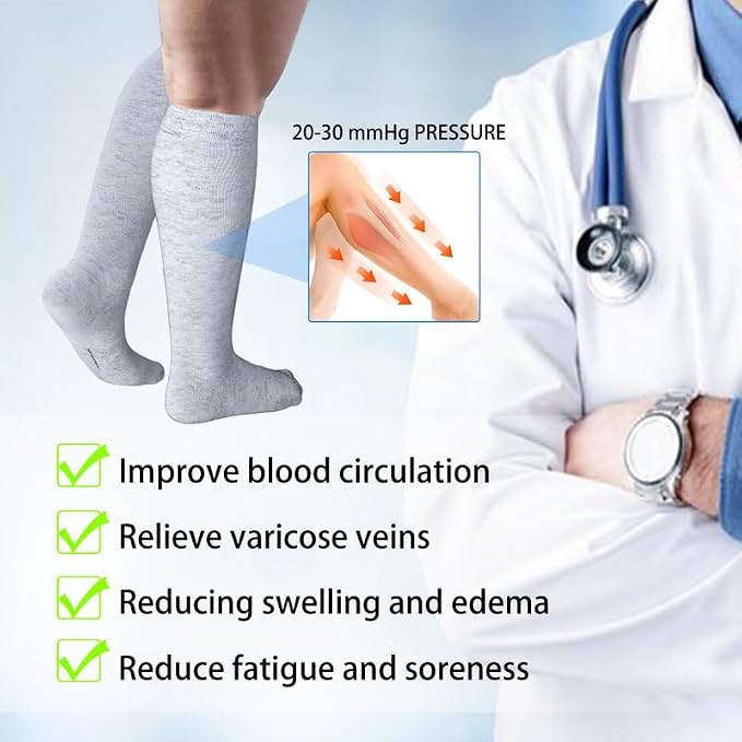 LEVSOX Viscose Made from Bamboo Compression Socks - Image 6