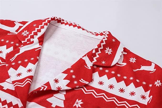 Schbbbta Family Matching Pajamas Holiday Sleepwear Long Sleeve Pjs Sets - Image 4