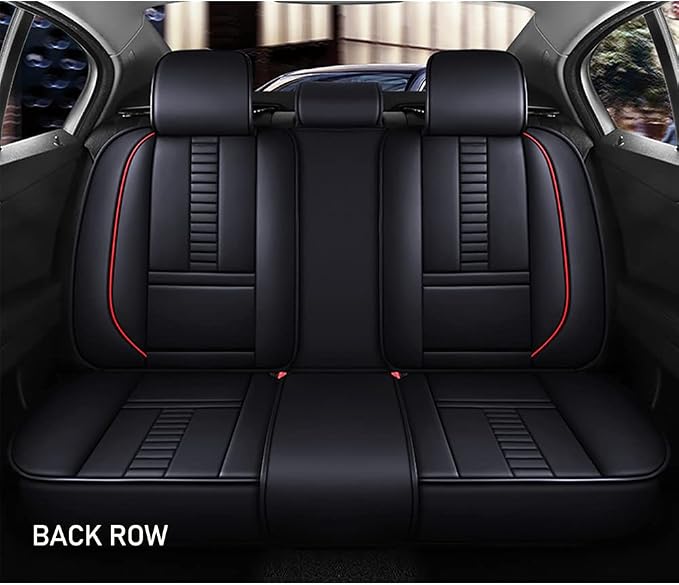 Waterproof 5 Car Seat Covers for Suzuki 1999-2025 95% Models, Premium Faux - Image 4