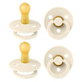 BIBS Pacifiers - Colour 4-Pack | BPA Free Baby Pacifier | Round Nipple Binkies by BIBS